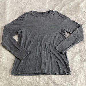 Men's Gray Long Sleeve Shirt